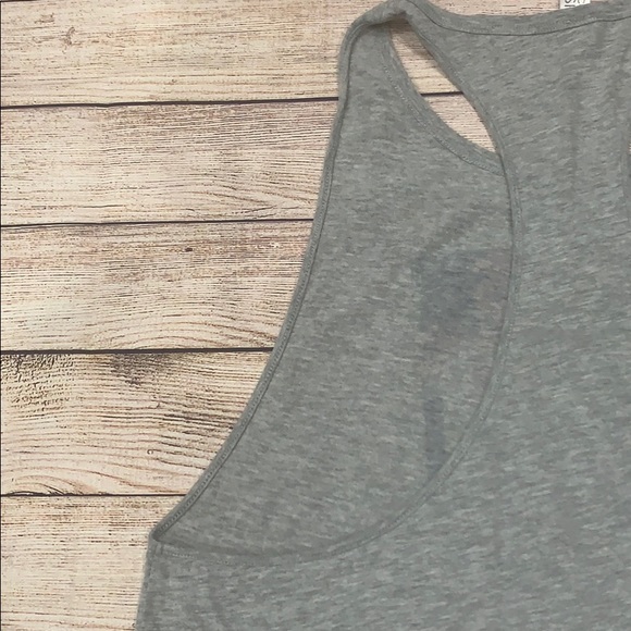 Grey Racer Back Athletic Tank - Picture 4 of 6